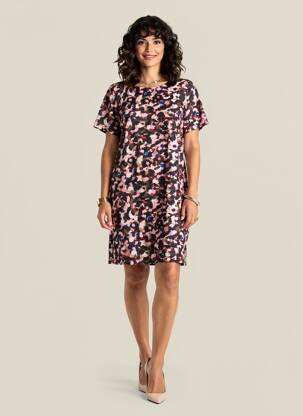 Rochie scurtă mâneci scurte mâneci scurte negru MOLLY BRACKEN femeie