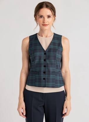Vestă fără mâneci buzunare albastru MOLLY BRACKEN femeie