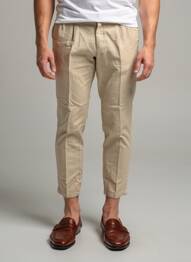 Pantalon chino buzunare mărime normală bej MANEBI bărbat