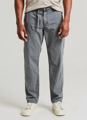 Pantalon chino țesătură poplin mărime normală gri ECOALF bărbat
