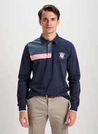 Polo mâneci lungi mâneci lungi albastru CAMBERABERO bărbat