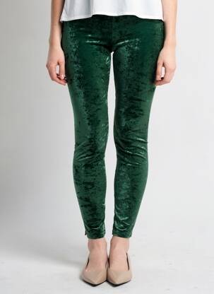 Colant efect material satinat mărime normală verde GOLDA femeie