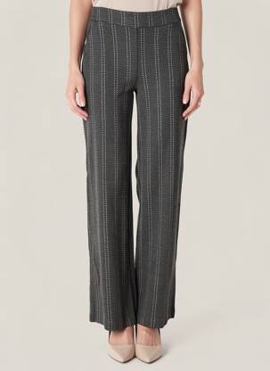 Pantalon drept croială dreaptă gri ICHI femeie