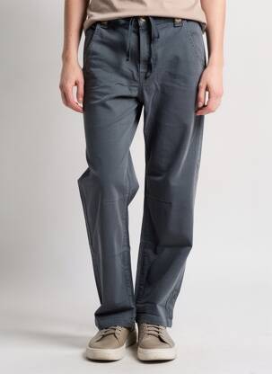 Pantalon drept croială dreaptă albastru HAPPY femeie