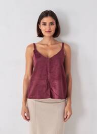 Top fără mâneci fără mâneci violet ROSE GARDEN femeie