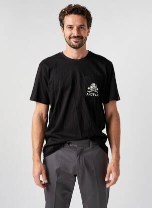 Tricou elasticitate mâneci scurte negru DAYTONA bărbat