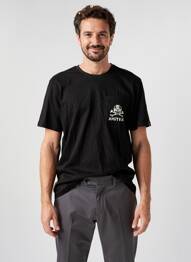 Tricou elasticitate mâneci scurte negru DAYTONA bărbat