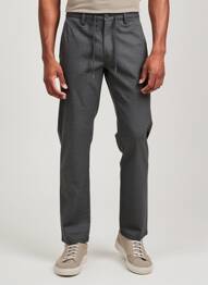 Pantalon chino țesătură melanj mărime normală gri KAPORAL bărbat