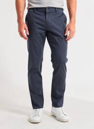 Pantalon chino țesătură melanj mărime normală albastru PIONEER bărbat