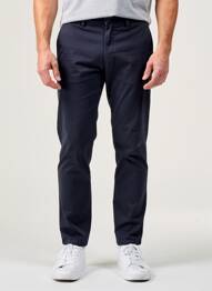 Pantalon chino țesătură poplin mărime normală albastru PIONEER bărbat