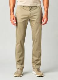Pantalon chino țesătură melanj mărime normală bej PIONEER bărbat
