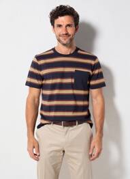 Tricou elasticitate mâneci scurte negru PIONEER bărbat