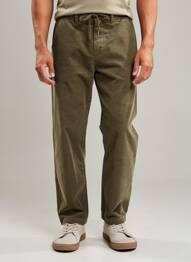 Pantalon drept țesătură catifea mărime normală verde FREEMAN T.PORTER bărbat
