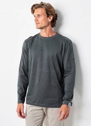 Tricou croială cambrată mâneci lungi gri ECOALF bărbat