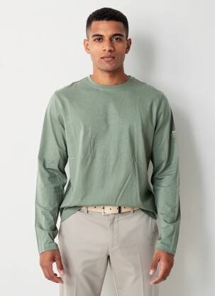 Tricou croială cambrată mâneci lungi verde ECOALF bărbat