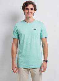 Tricou croială cambrată mâneci scurte verde GARCIA bărbat