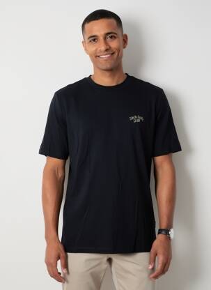 Tricou croială cambrată mâneci scurte negru BLEND bărbat