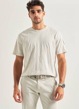 Tricou croială cambrată mâneci scurte bej ECOALF bărbat