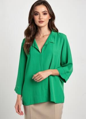 Bluză mâneci lungi mâneci lungi verde ANNA MUR femeie