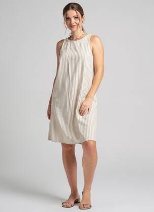 Rochie scurtă fără mâneci fără mâneci bej GRACE & MILA femeie