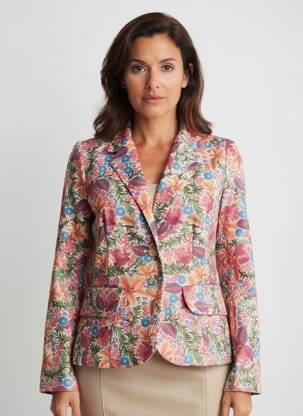 Jachete casual guler tip costum roșu PAKO LITTO femeie