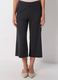 Pantalon trei sferturi elasticitate mărime normală negru SURKANA femeie