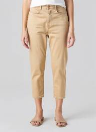 Pantalon 7/8 elasticitate mărime normală maro SALSA femeie