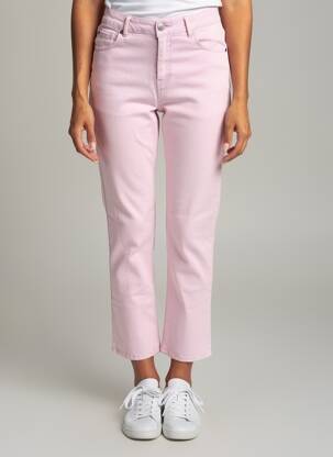 Pantalon 7/8 elasticitate mărime normală roz GARCIA femeie