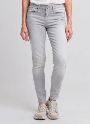 Pantalon slim elasticitate mărime normală gri GARCIA femeie