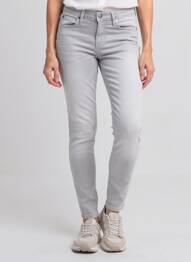 Pantalon slim elasticitate mărime normală gri GARCIA femeie