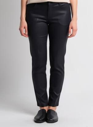 Pantalon slim elasticitate mărime normală negru TEDDY SMITH femeie