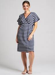 Rochie scurtă mâneci scurte mâneci scurte albastru ROYAL MER femeie