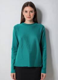 Pulover croială cambrată mâneci lungi verde COMPAÑIA FANTASTICA femeie