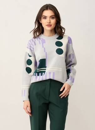 Pulover elasticitate mâneci lungi gri VOLCOM femeie
