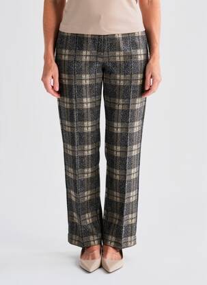 Pantalon drept elasticitate mărime normală negru WALTRON femeie
