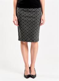 Fustă midi elasticitate negru LCDN femeie