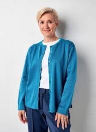 Vestă cu mâneci lungi elasticitate albastru ELLEMME femeie