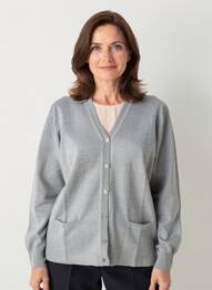 Vestă cu mâneci lungi elasticitate gri ELLEMME femeie