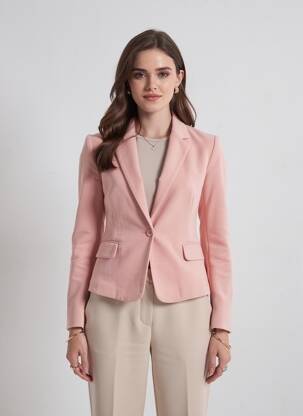 Sacou croială cambrată roz VERO MODA femeie