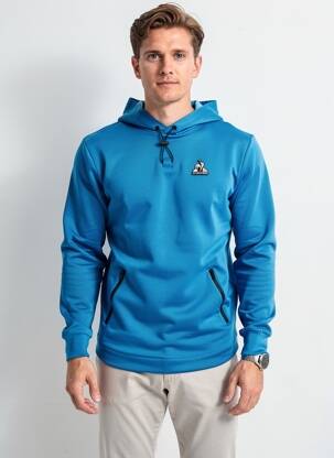 Hanorac cu glugă mâneci lungi mâneci lungi albastru LE COQ SPORTIF bărbat