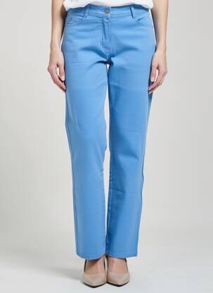 Pantalon drept elasticitate mărime normală albastru deschis OLSEN femeie