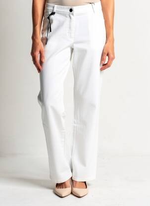 Pantalon drept elasticitate mărime normală alb OLSEN femeie
