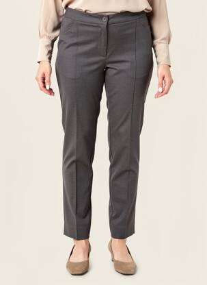 Pantalon slim elasticitate mărime normală gri OLSEN femeie