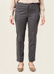 Pantalon slim elasticitate mărime normală gri OLSEN femeie
