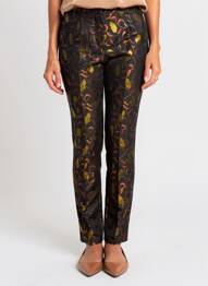 Pantalon slim talie elastică negru BREAL femeie