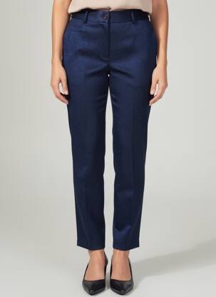 Pantalon slim talie înaltă talie înaltă albastru BREAL femeie