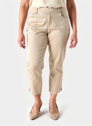 Pantalon 7/8 țesătură poplin mărime normală bej RABE femeie