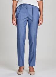 Pantalon slim mărime normală mărime normală albastru OLSEN femeie
