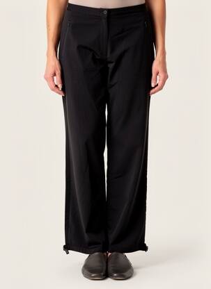 Pantalon drept închidere cu fermoar sub clapetă cu nasturi mărime normală negru LEWINGER femeie