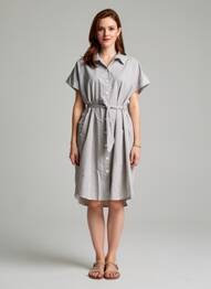 Rochie midi mâneci scurte mâneci scurte albastru COUTURIST femeie